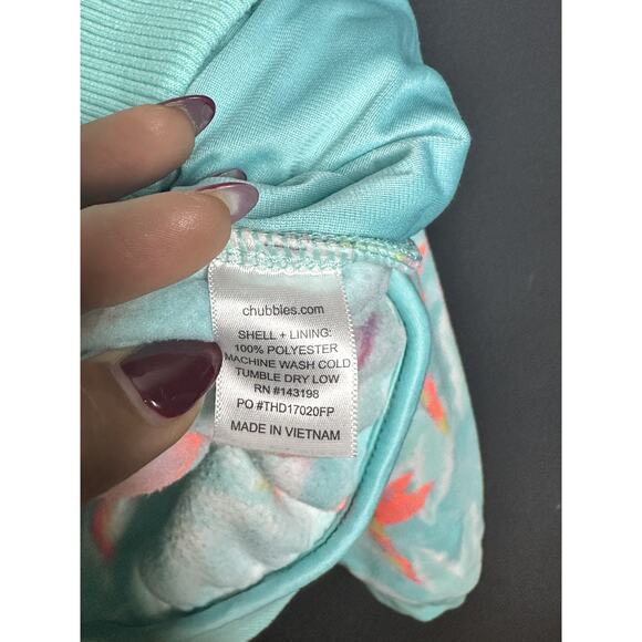 Chubbies Women's Unisex Bird Of Paradise Print Fleece Full-Zip Jacket Size Large - Picture 6 of 10